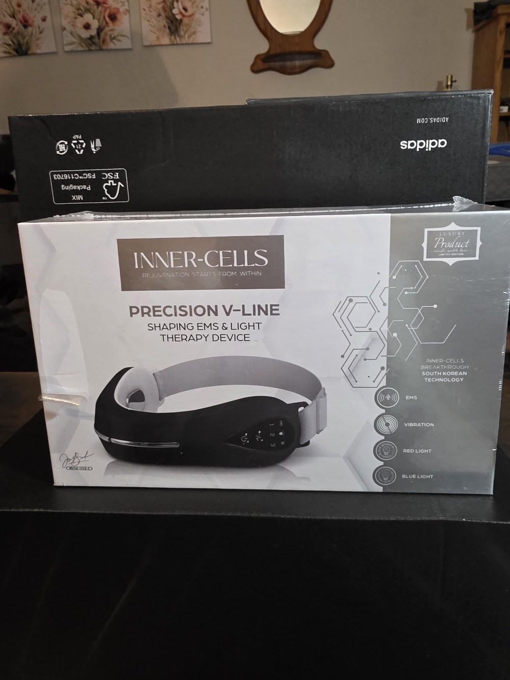 Precision V-Line Shaping EMS & Light Therapy Device - Black
